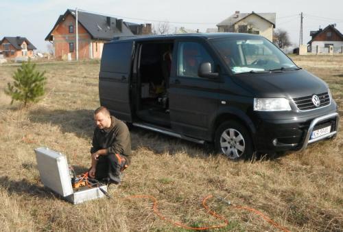 przykład pomiaru metodą elektrooporową przykład pomiaru metodą elektrooporową